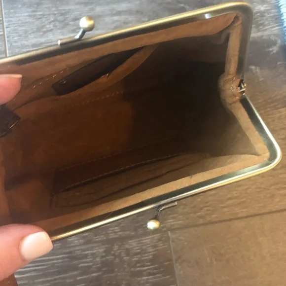 Patricia Nash Savena Leather Wristlet in Gold - Picture 5 of 7